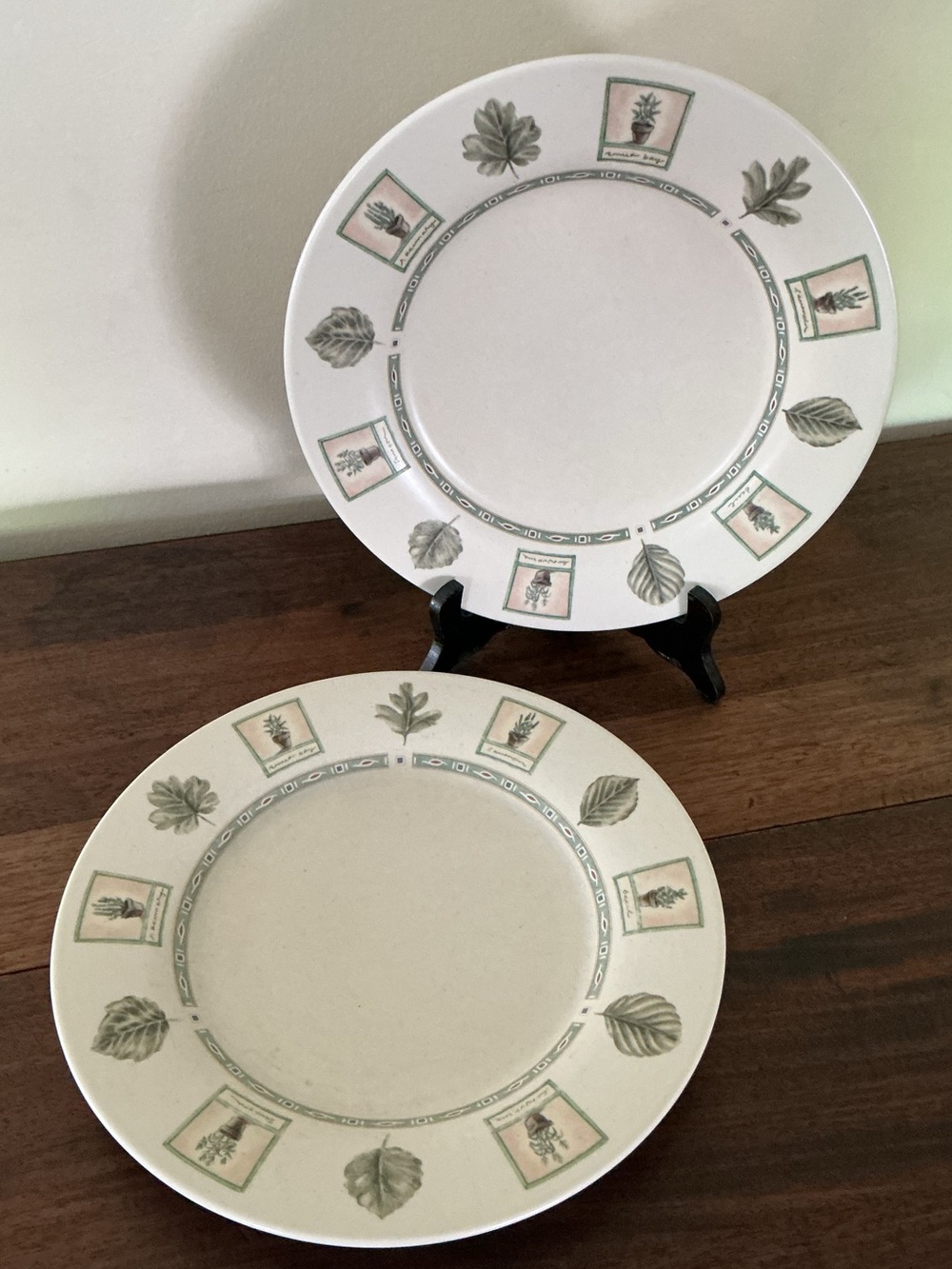 Pfaltzgraff Naturewood Set of 2 Dinner Plates